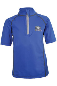 2022 Woof Wear Young Rider Short Sleve Riding Shirt WA0007 - Electric Blue